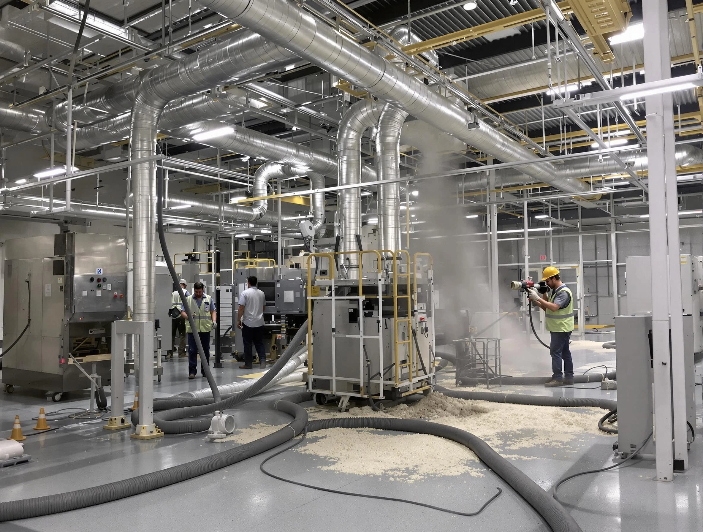 Heavy-duty industrial duct cleaning by Swissvale Air Duct Cleaning in Swissvale