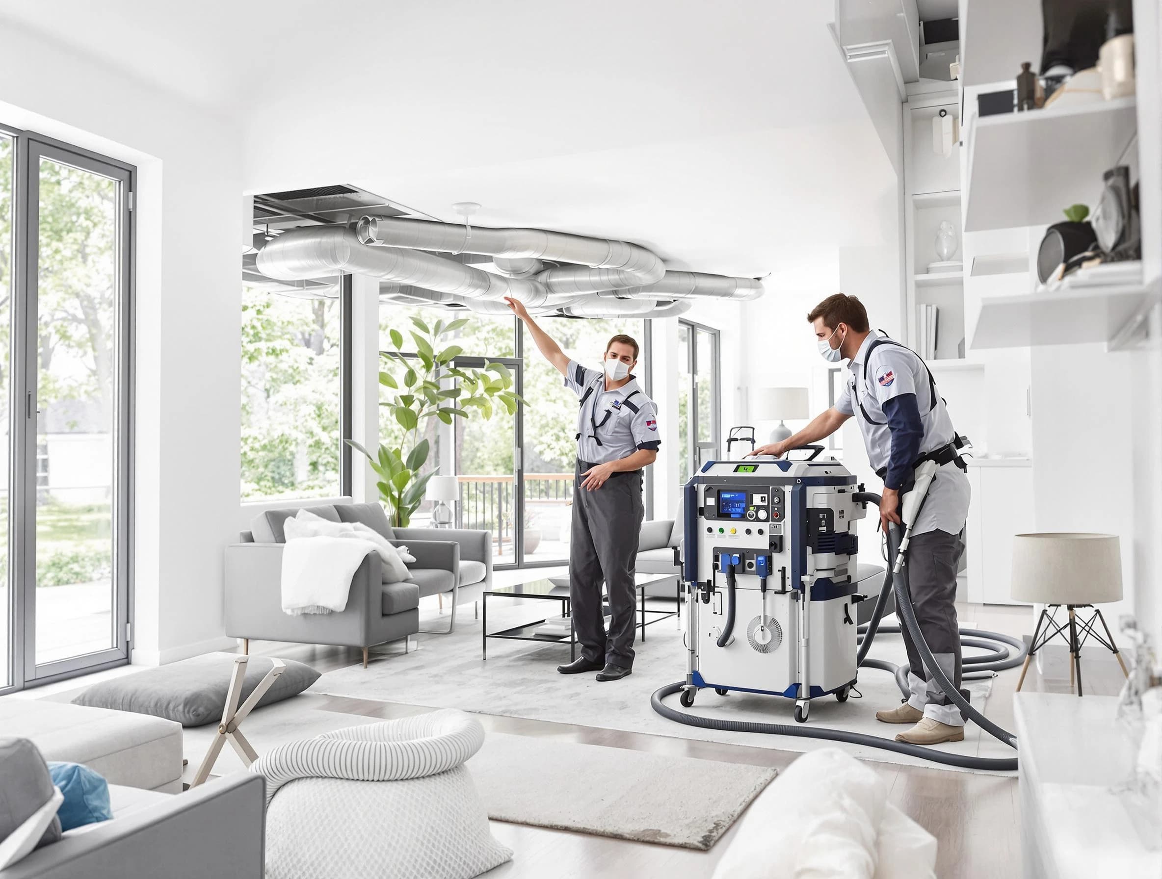 Swissvale Air Duct Cleaning professional conducting pure air duct cleaning with state-of-the-art equipment in Swissvale