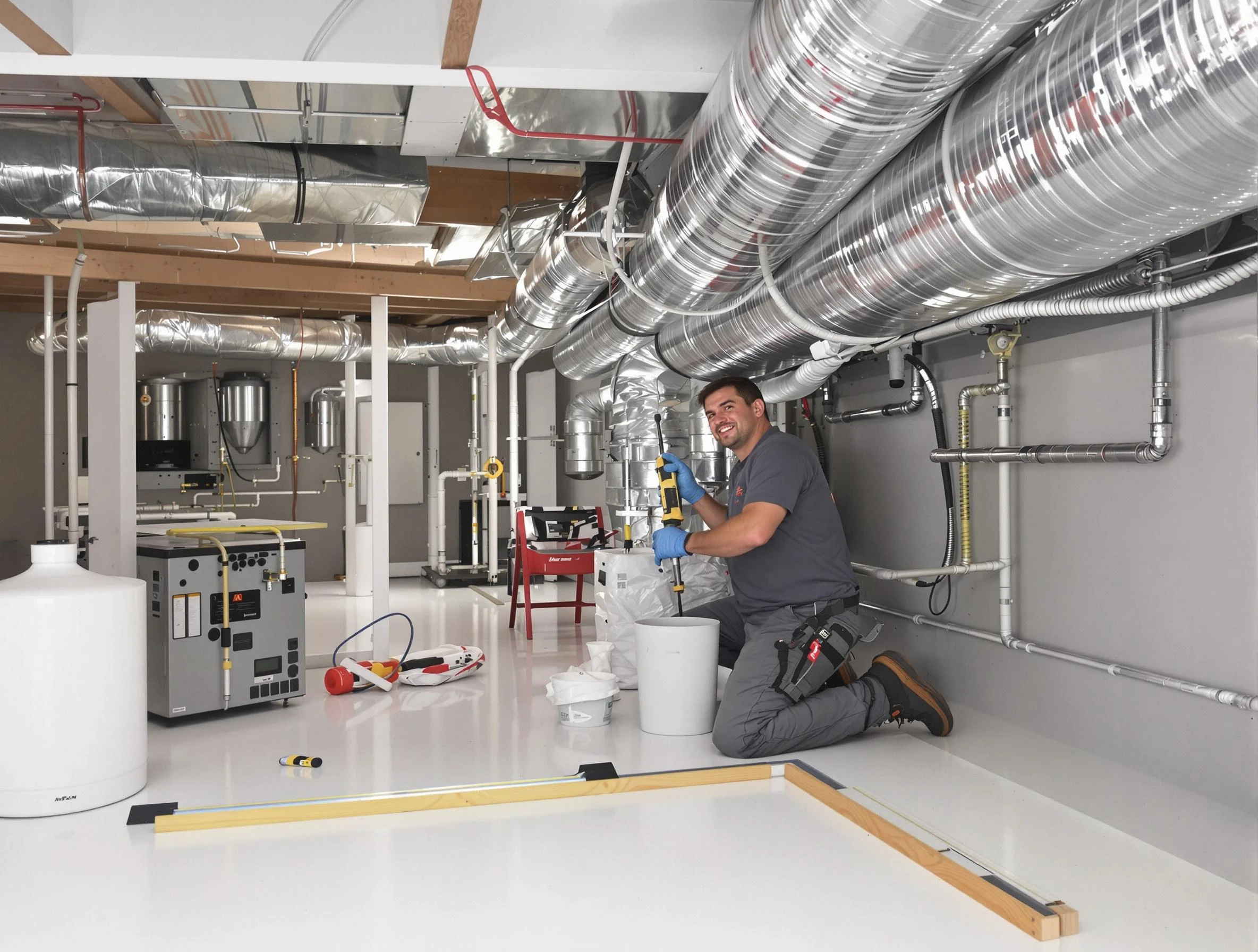Professional duct sealing service by Swissvale Air Duct Cleaning in Swissvale