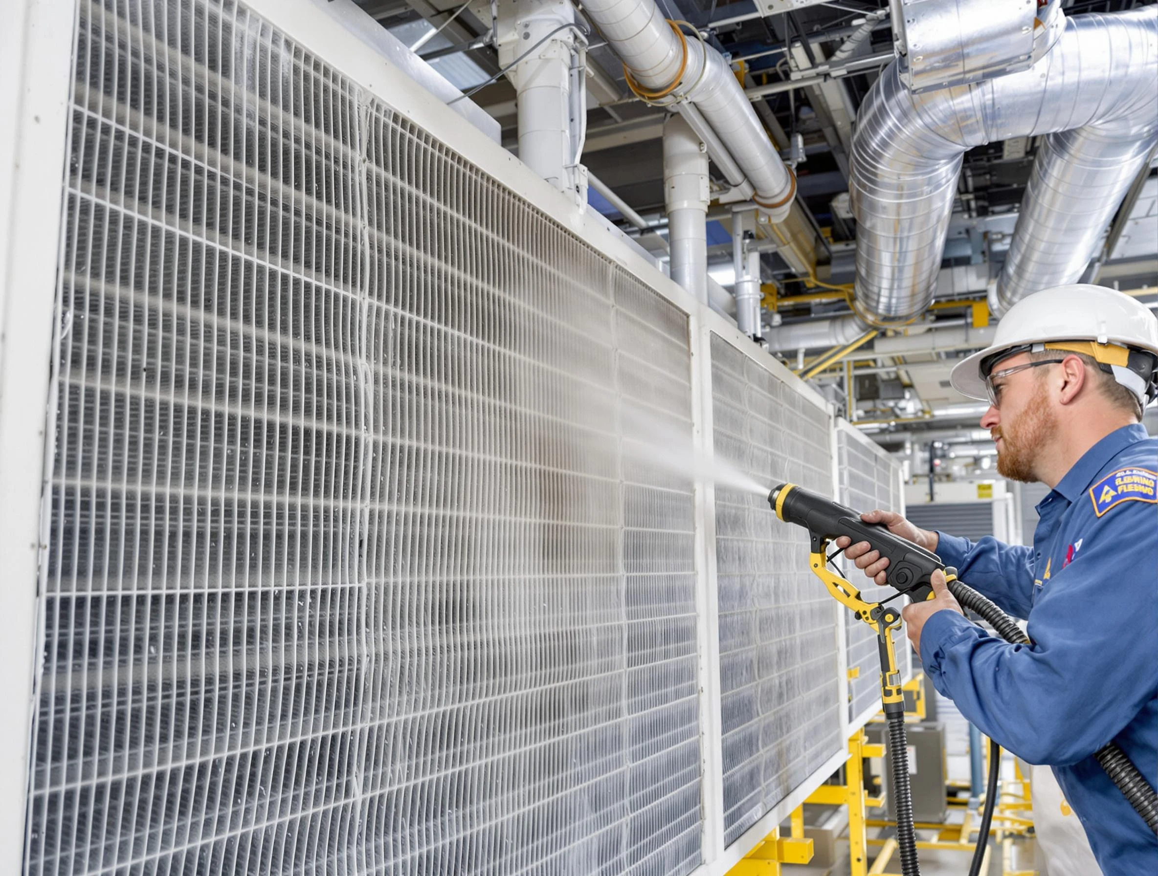 Professional commercial coil cleaning by Swissvale Air Duct Cleaning in Swissvale