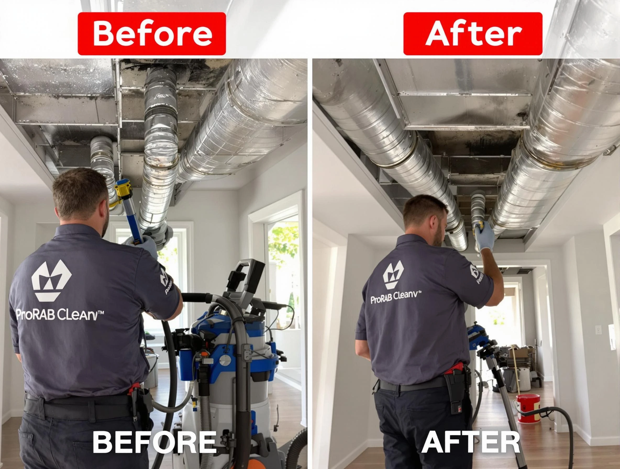 Swissvale Air Duct Cleaning expert performing thorough residential duct cleaning in a Swissvale home